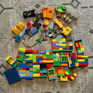 Over 200 pieces Lego Duplo & Mega Bloks